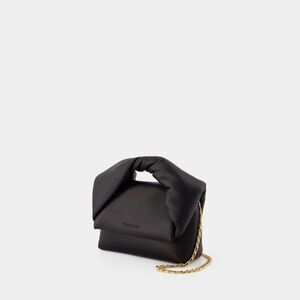 JW ANDERSON Bumper Chain Shoulder Bag Unisex BLACK Crossbody
